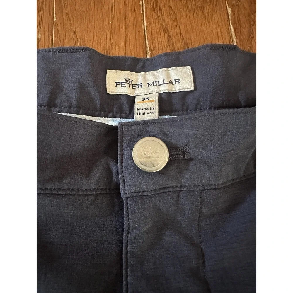 Peter Millar Crown Performance Golf Men's‎ Shorts. Navy Size 38 Style MS20EP01